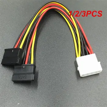 1/2/3PCS Pin Molex IDE la 2 Serial ATA Hard Driver Cablu de Alimentare SATA Y Splitter Dual Hard-Disk-Disc prelungitor Adaptor
