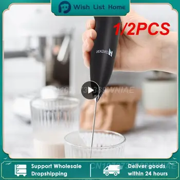 1/2 BUC Portabile Electrice Spumant de Lapte Mini Foamer Filtru de Cafea Bătător de Ouă De Ciocolată cu Cappuccino Agitator Portabil