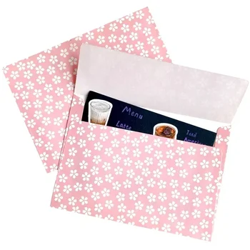 100buc per pachet Sakura Enevlepe Scris Scrisoarea de Culoare Roz-un Cadou de hârtie de Birou Școala de Papetarie