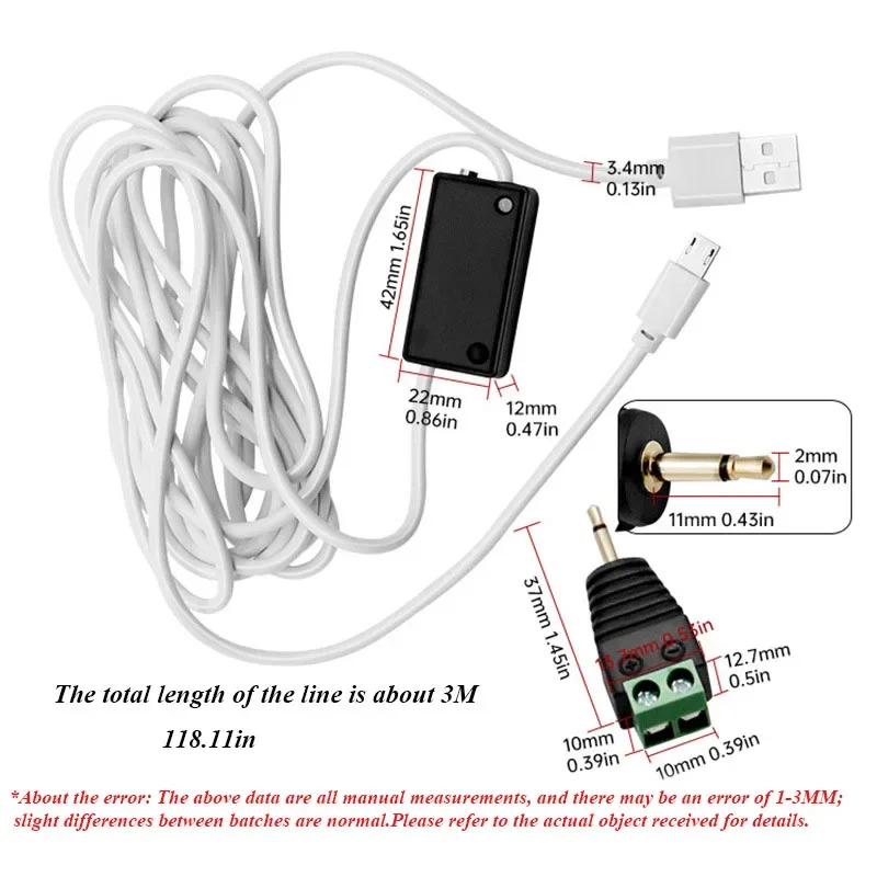 Cablu de Date USB Colector pentru Digital Caliper/Dial indicator/EXCEL/Word Fără Șofer Cu 3m lungime Cablu Conector Usb . ' - ' . 4