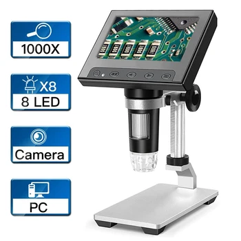 1600X 2MP Microscop Digital USB cu 8 LED-uri Reglabile Handheld Portabil Digital Lupa Electronice HD Mărire Endoscop