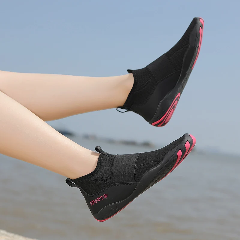 Oamenii Aqua Pantofi Femei Scufundări Șosete Desculț Înot Pantofi De Apă În Amonte De Plajă Trecere Prin Vad Adidasi Sport Pentru Fitness, Yoga Surfing . ' - ' . 4
