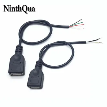 1buc 22AWG 30cm 2Pin Sârmă Conector USB DIY USB Mufa jack Conectați Cablul Singură Culoare 5050 3528 5730 Flexibil LED Strip