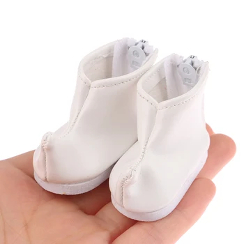 1Pair Dollhosue Miniatură Simulare Piele PU Vechi Cizme de Păpuși Pantofi Pentru Doll Dress Up Accesorii Copii Pretinde Juca Jucării
