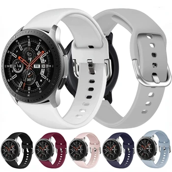 20mm 22mm Silicon Pentru Samsung Galaxy Watch 4 5 44mm 40mm/Clasic/de Viteze S3/2 Active Bratara Huawei Watch 3/GT 2 46 mm Curea