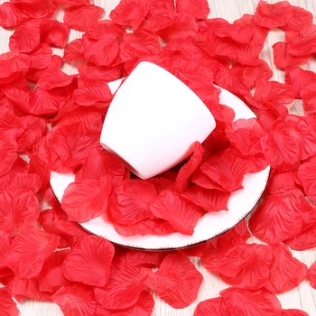 2400 Buc Artificiale Petale de Trandafir Rosu Floare Decorative Masă de Nuntă Scatter Fals Pânză Valentine Fata pentru