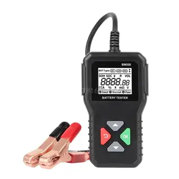 24V 6V 12V Baterie Tester BM550 Analizor de Testare Instrument de Diagnosticare Detector de Accesorii apte pentru Masina de Motociclete Remorci de Camioane