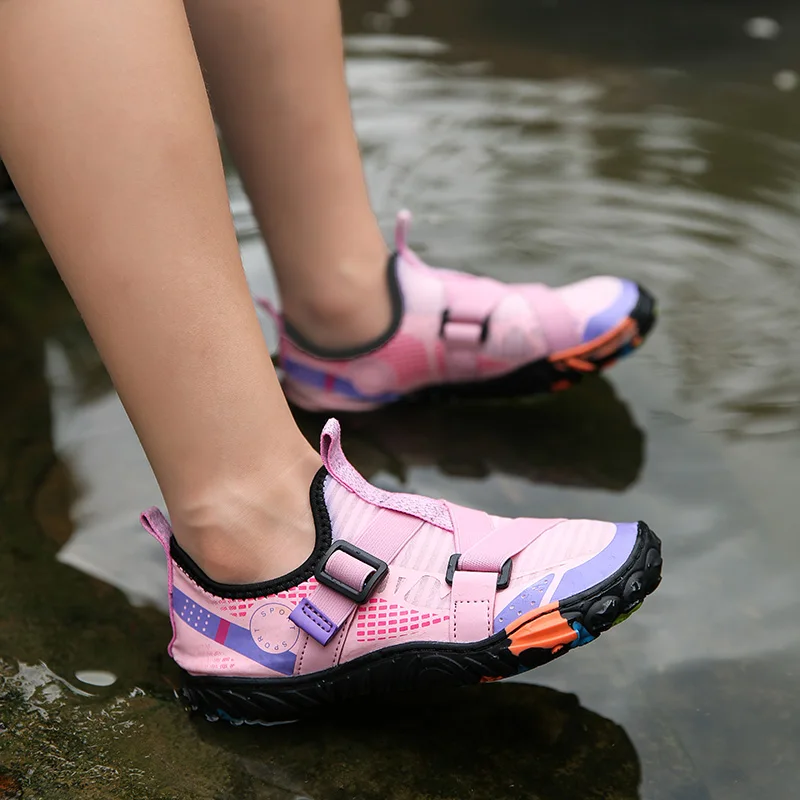 2023 Vara Aqua Pantofi Adulți Copii, Plaja Apa Pantofi Fete Baieti trecere prin vad Pantofi Respirabil Non-alunecare de Încălțăminte Cinci degete Adidași . ' - ' . 4