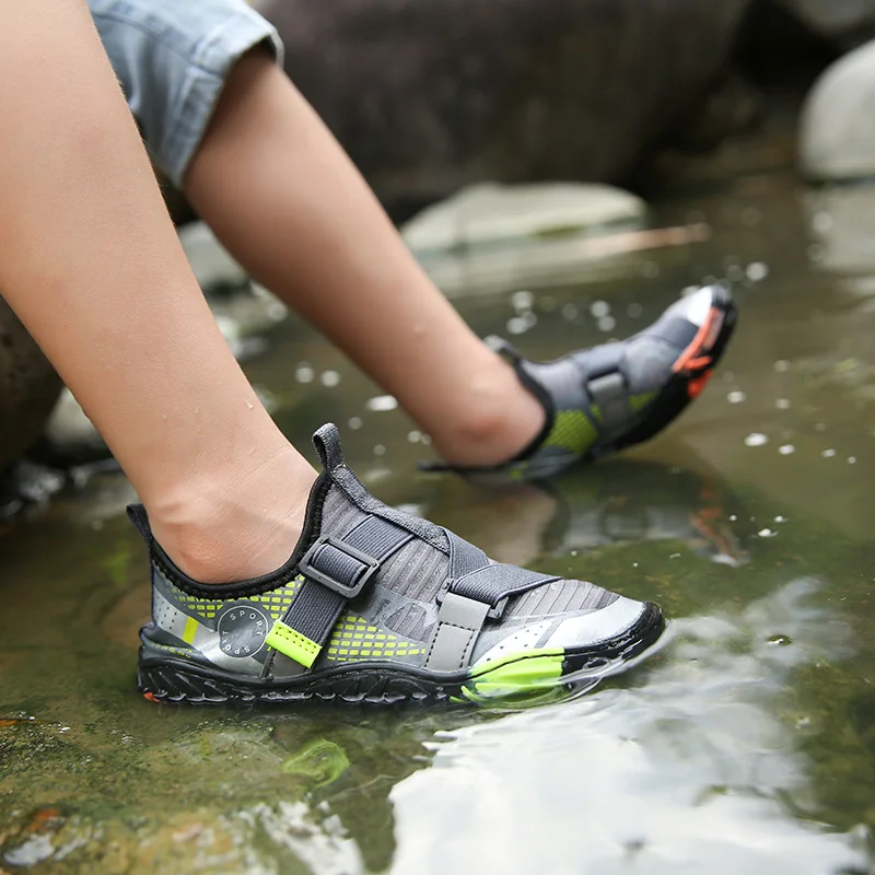2023 Vara Aqua Pantofi Adulți Copii, Plaja Apa Pantofi Fete Baieti trecere prin vad Pantofi Respirabil Non-alunecare de Încălțăminte Cinci degete Adidași . ' - ' . 5