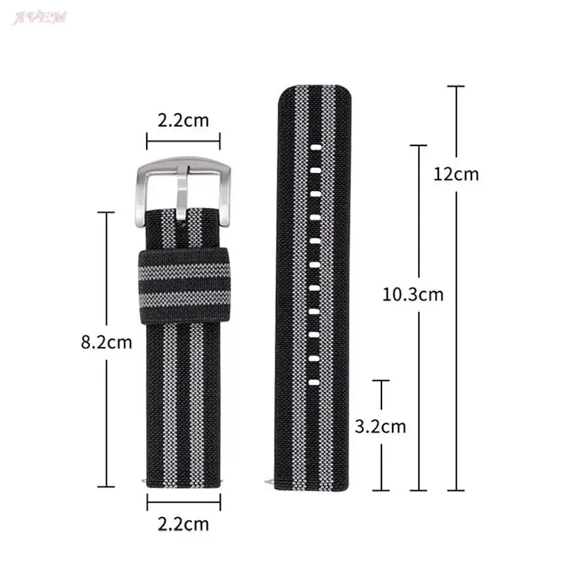 Nailon de trupa Ceas Pentru Samsung Galaxy Watch correa Curea 18mm 20mm 22mm 24mm Univesal Trupa Încheietura mâinii Pentru Seiko Watchband de Eliberare Rapidă . ' - ' . 3