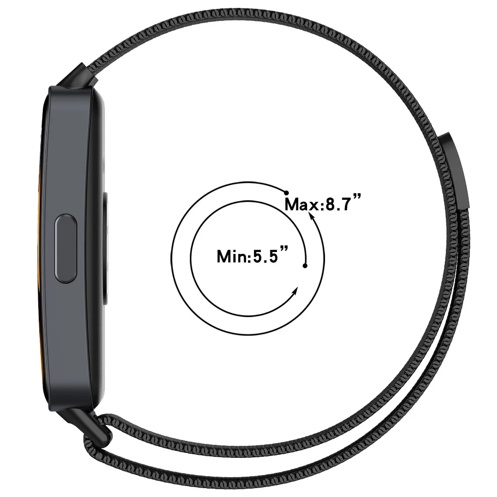 Magnetic Curea De Metal Pentru Huawei Band 8 Band Brățară Brățară De Înlocuire Pentru Huawei Band 8 Curea Inteligent Watchband Accesoriu . ' - ' . 3