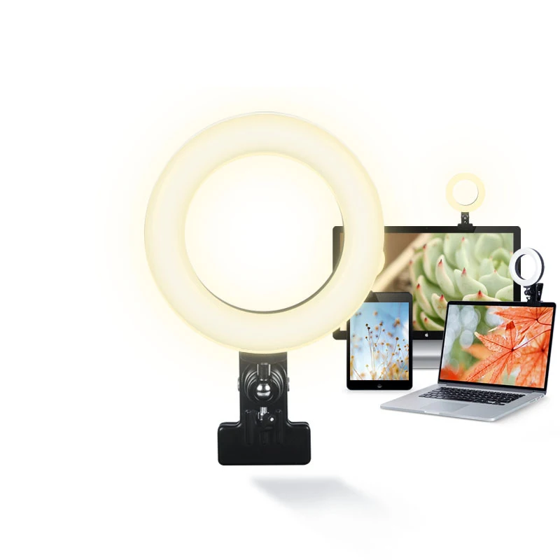 computerul umple de lumină 4.5 inch desktop circulară de lumină fotografie de protecție a ochilor lumină de lectură conferință video umple de lumină . ' - ' . 5
