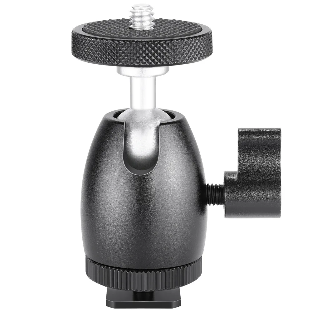 Neewer 1/4 Hot Shoe Adapter Mini Hot Shoe Capul Mingea Suport cu sistem de Blocare pentru Trepied Camera LED Flash Suport de Montare . ' - ' . 0