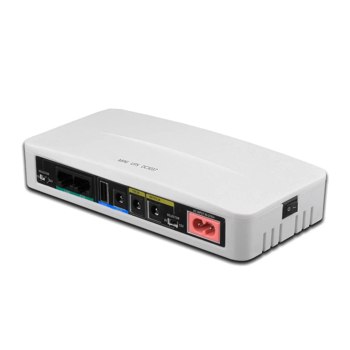 5 V 9V 12V 24V sursă de Alimentare Neîntreruptibilă Mini UPS POE 11000MAh Baterie de Rezervă pentru Router WiFi CCTV(UE Plug) . ' - ' . 0