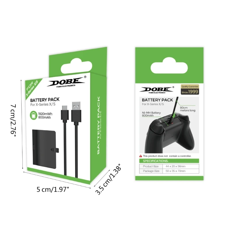 Controller Pack pentru SeriesS Baterii Reîncărcabile Joc Mâner Pachet cu Cablu USB Gaming Accesorii F0T1 . ' - ' . 3