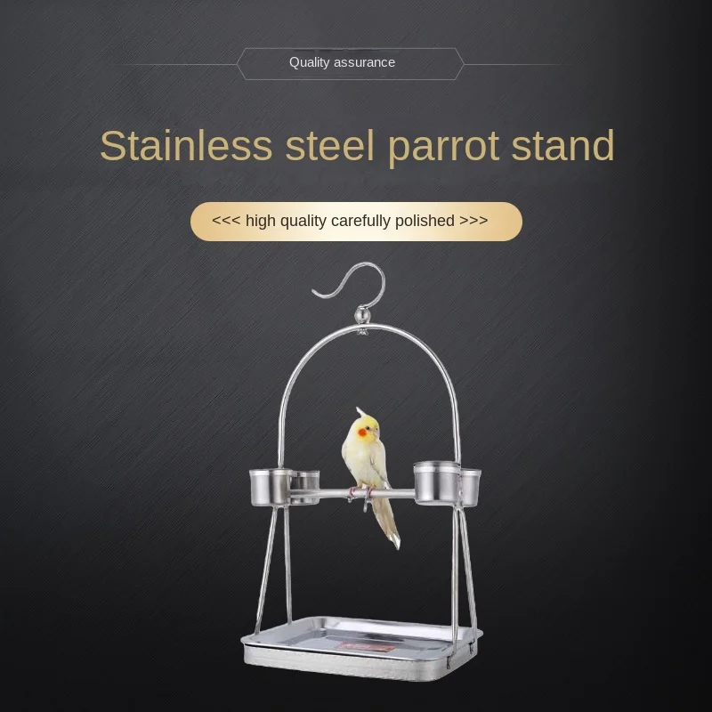 Vântul papagal suport din oțel inoxidabil colivie starling speciale papagal cușcă consumabile . ' - ' . 1