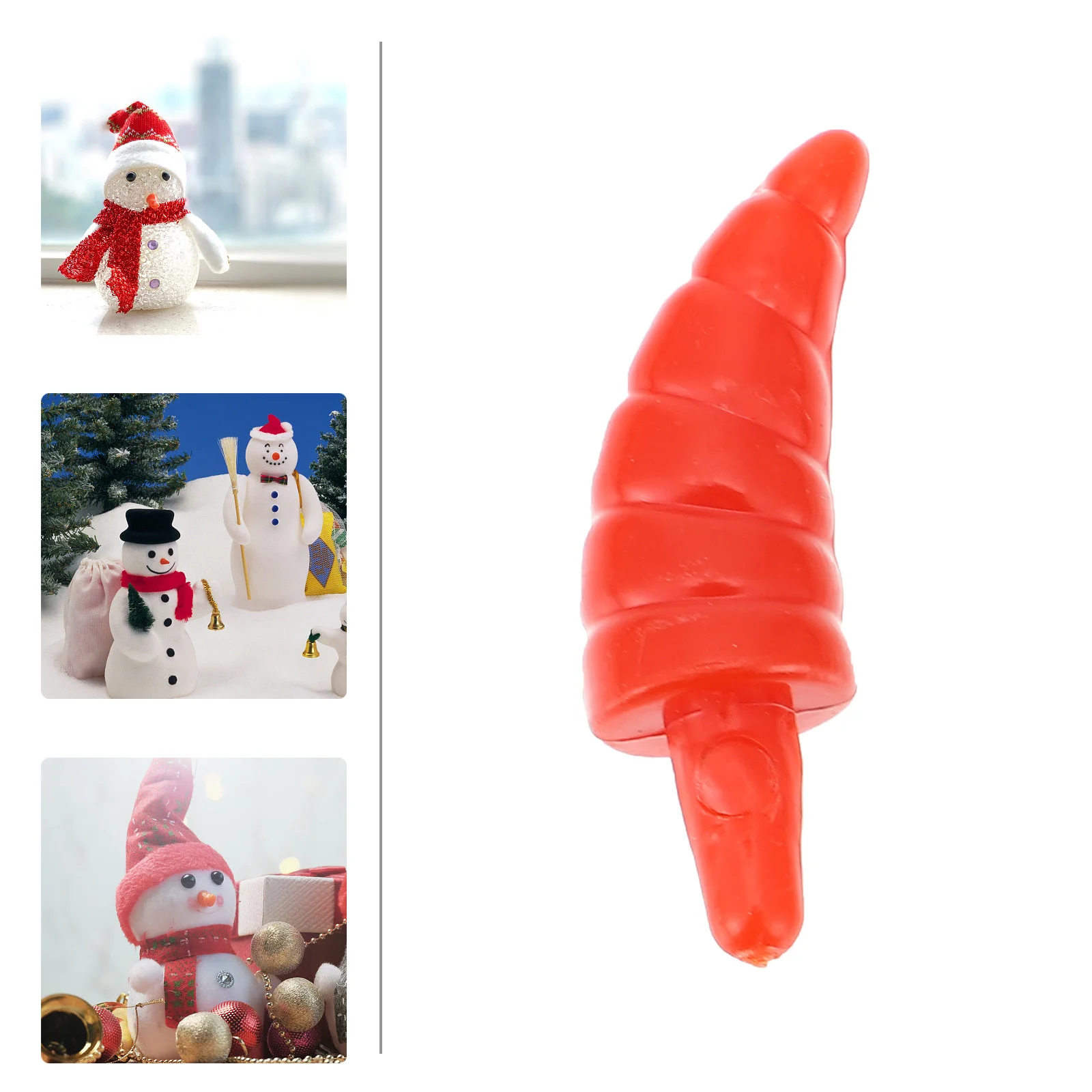 De crăciun, om de Zăpadă Iarna Nasul Ambarcațiuni DIY Nasul Plastic Nasul Pentru om de Zăpadă Jucărie Nas Fals Decoratiuni Navidad . ' - ' . 3