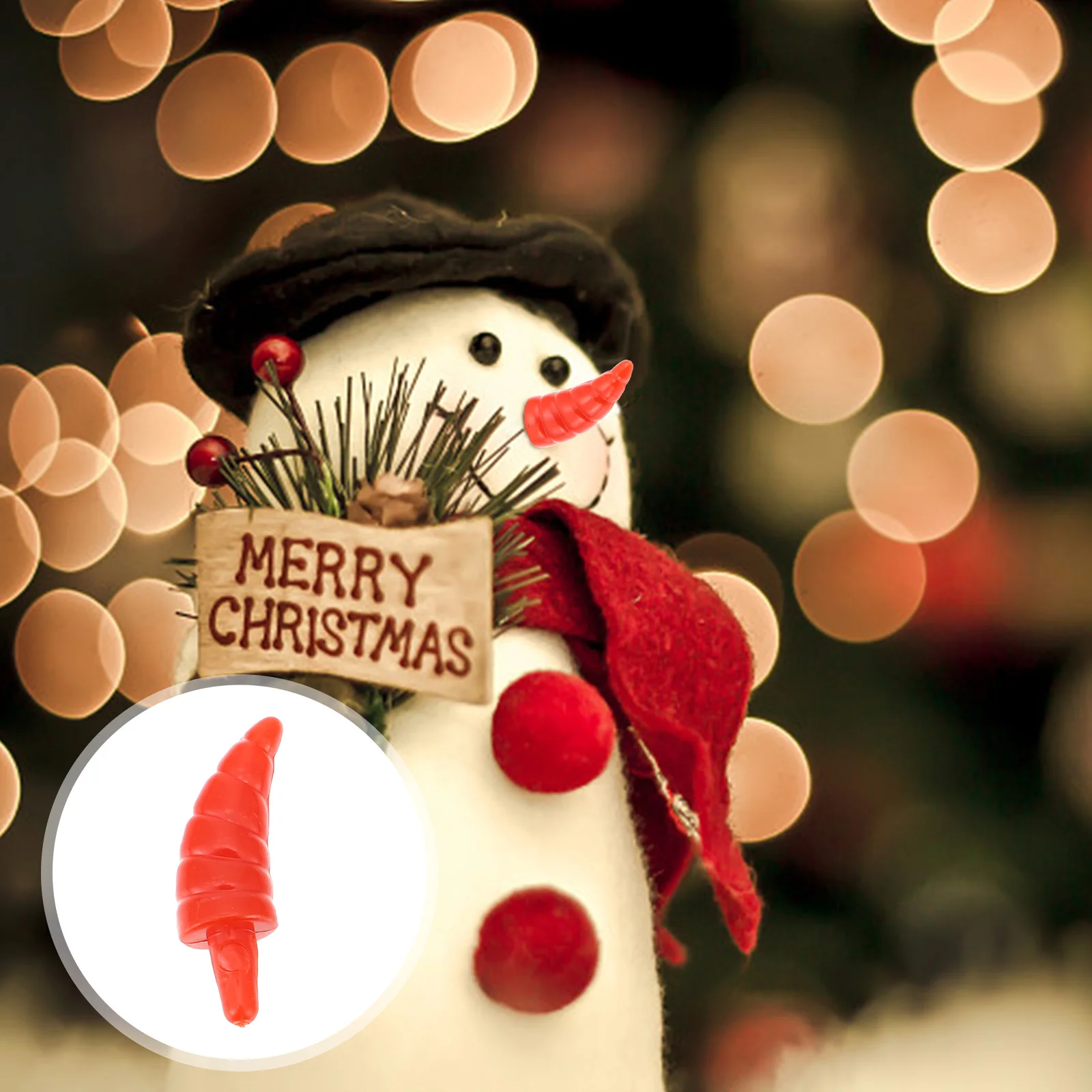 De crăciun, om de Zăpadă Iarna Nasul Ambarcațiuni DIY Nasul Plastic Nasul Pentru om de Zăpadă Jucărie Nas Fals Decoratiuni Navidad . ' - ' . 4