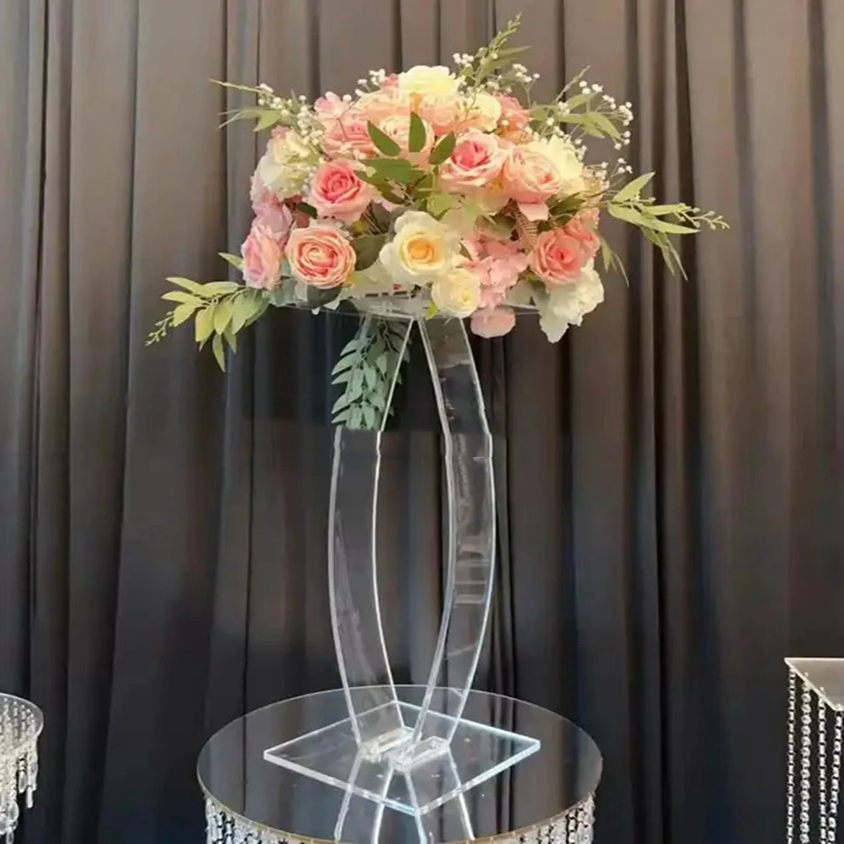 10buc 78cm) Acrilice Floare de cristal Rack Masă de Nuntă Centrala Înalt Drum Duce culoar decor Stand Eveniment Decor Petrecere . ' - ' . 0