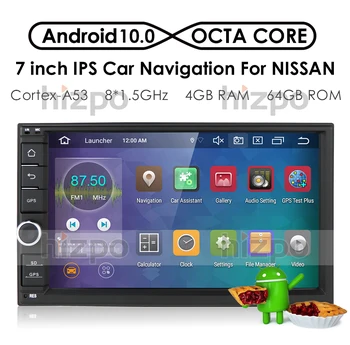 4Gb Ram, 64Gb Rom Android10 Universele Auto 2DIN Radio, Gps, Stereo Speler Multimedia Voor Sentra Nissan Tiida Însorită de patrulare