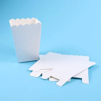 50PCS Hârtie Popcorn Cutie de Bomboane de Nunta Pungă de Favoruri de Partid Ziua de nastere Decor Consumabile Cupe