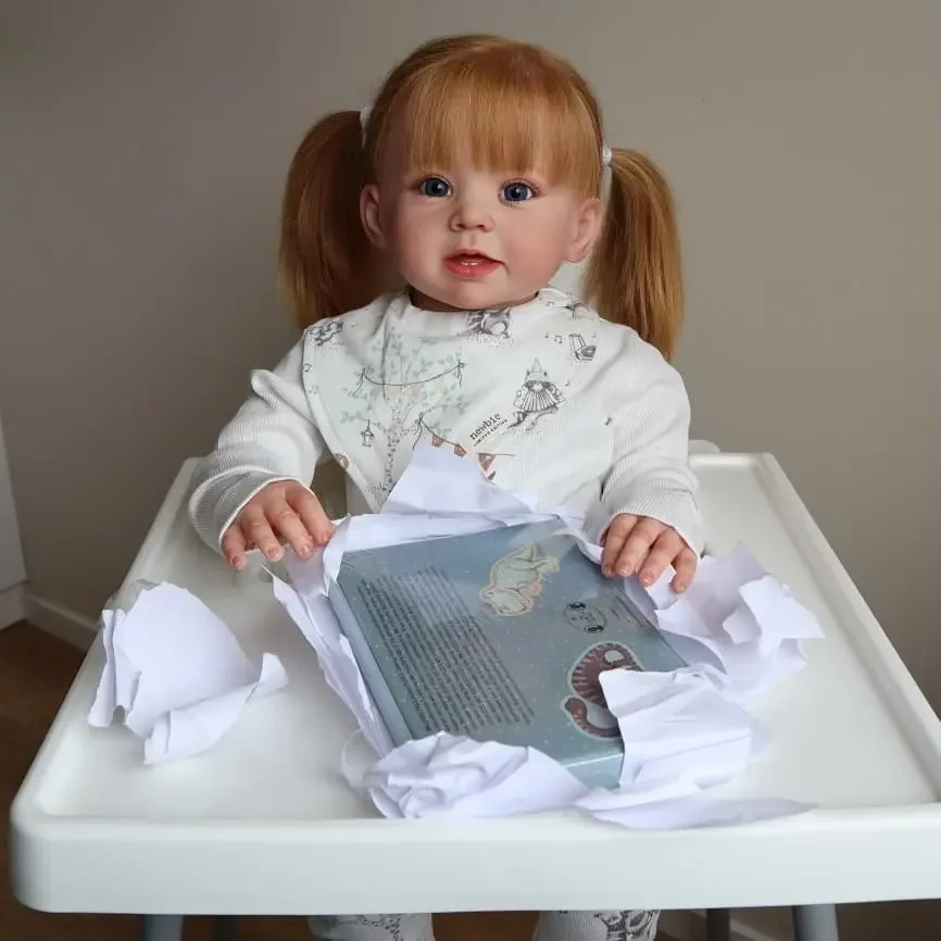 Renăscut Baby Doll 20 De Centimetri Realiste Nou-născut Smiley Baby Girl Moale Plin de Vinil Silicon Renăscut Baby Doll Cadou Jucărie pentru Copii . ' - ' . 1