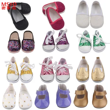 7CM Pantofi de Panza mini Pantofi de Agrement in miniatura Lace-up Sneaker Renăscut Baby Lalafanfan Jucarii Accesorii se Potrivesc 40-43cm Băiat Păpuși Cadou