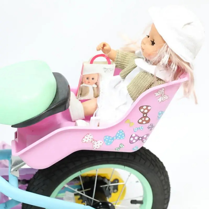 Fetele Din Spate Biciclete Dolly Dolly Scaunul Transport Cu Suportul De Biciclete Suportul De Fixare Scaun Reutilizabile Barbbie Bicicleta În Spate, Scaun Cărucior . ' - ' . 2