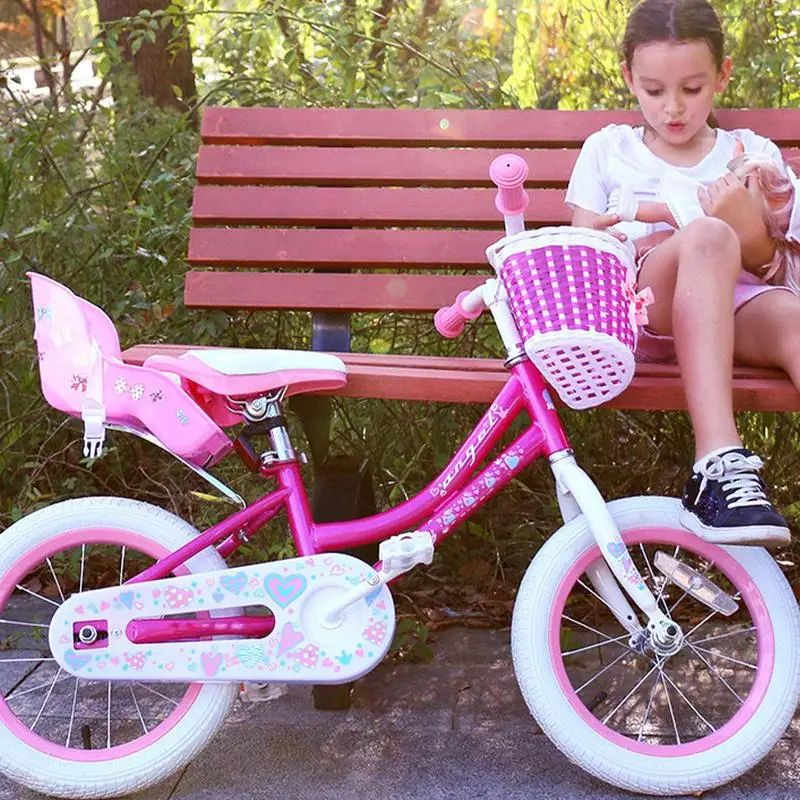 Fetele Din Spate Biciclete Dolly Dolly Scaunul Transport Cu Suportul De Biciclete Suportul De Fixare Scaun Reutilizabile Barbbie Bicicleta În Spate, Scaun Cărucior . ' - ' . 3