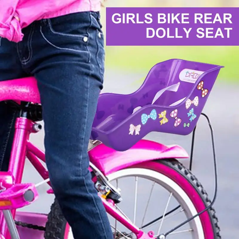Fetele Din Spate Biciclete Dolly Dolly Scaunul Transport Cu Suportul De Biciclete Suportul De Fixare Scaun Reutilizabile Barbbie Bicicleta În Spate, Scaun Cărucior . ' - ' . 4