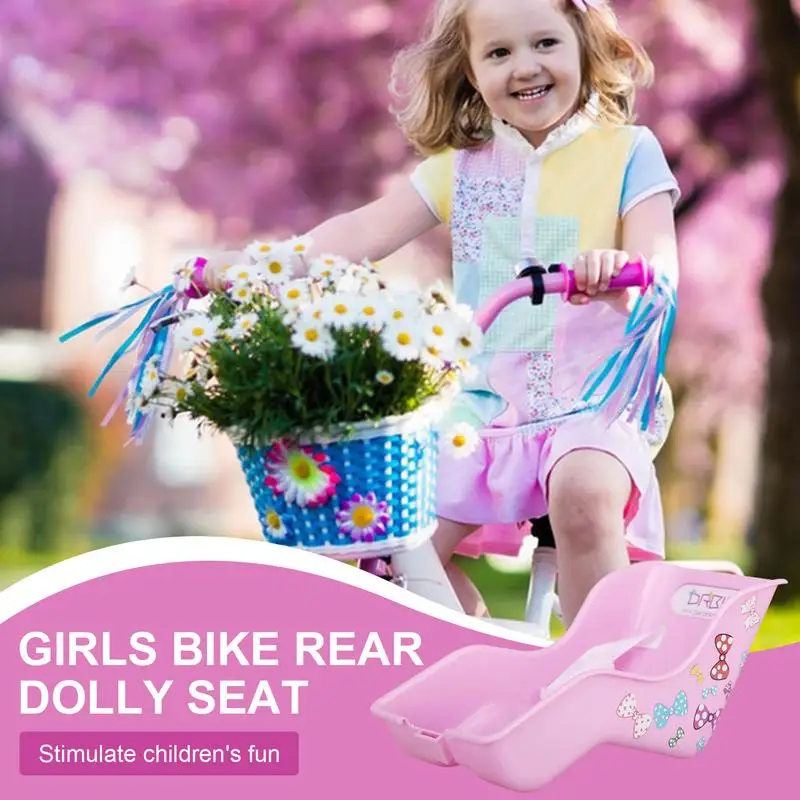 Fetele Din Spate Biciclete Dolly Dolly Scaunul Transport Cu Suportul De Biciclete Suportul De Fixare Scaun Reutilizabile Barbbie Bicicleta În Spate, Scaun Cărucior . ' - ' . 5