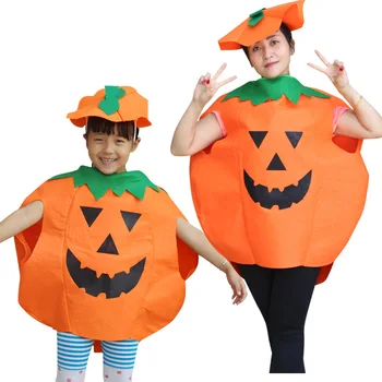 Amuzant De Halloween Dovleac Costum Adult Copii Etapă Costum De Bal Mascat Fericit Petrecere De Halloween Decor Truc Sau Trata Consumabile 2022