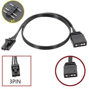 ARGB 5V 3Pin la RGB Adaptor Conector Cablu pentru Corsair ARGB Dispozitive de Gaming Îmbunătățită de Control Accesorii