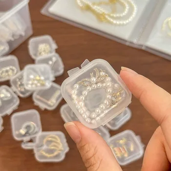 Bijuterii Din Plastic Ambalaj Nou Transparent Mini Cutie Depozitare Cutie