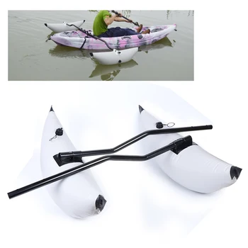 Caiac gonflabil Stabilizatoare Kit, PVC Canoe Outrigger, Plutind Echilibrare Barca Accesorii
