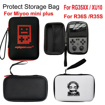 Caz de protecție Adecvate pentru Miyoo Mini Plus pentru Anbernic RG35XX XU10 R36S R35S Handheld Consola de jocuri Portabile Sac de Depozitare