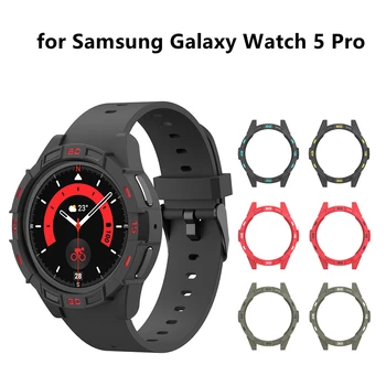Caz de protecție Pentru Samsung Galaxy Watch 5 Pro 45mm PC-ul Gol Înveliș Protector Pentru Galaxy Watch5 Pro 45mm Caz Capacul Barei de protecție