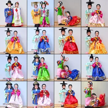 Coreeană Păpuși Folclorice Mătase Figurina Oameni Acasă Restaurant Magazin De Decor, Cadouri Artizanat