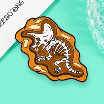 Desene animate creative brosa Drăguț Triceratops fosili brosa cel mai bun cadou pentru prieteni și familie