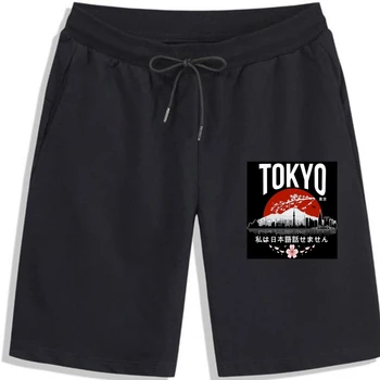 Design de epocă Tokyo pantaloni Scurți Pentru Bărbați imprimeu din bumbac Pur de Mare de bumbac Pur Camiseta de Imprimare 3D din Bumbac 100% Respirabil