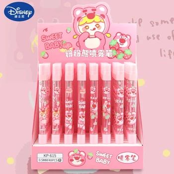 Disney Cute Strawberry Urs Multi Funcția Spray Pen Apăsați Duza De Neutru Pen Student De Mare Fata De Scris Stilou Cadou De Papetărie