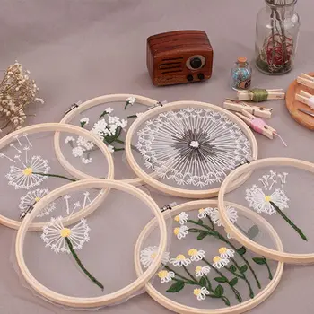 DIY Broderie Floare Păpădie Pictura Interesante obiecte de Artizanat Material DIY Kituri de Incepatori Broderie Cusatura Kit