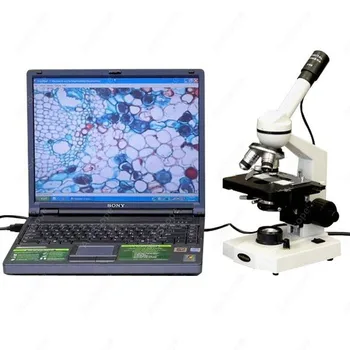 Elev avansat Microscop--AmScope Consumabile 40X-2500X Elev Avansat Microscop cu Scena 3D + aparat de Fotografiat USB M600C-E