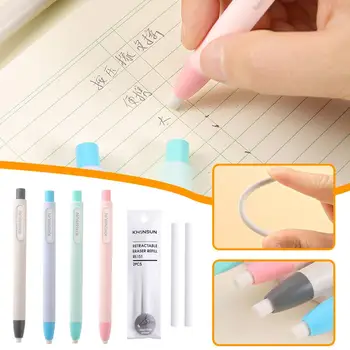 Elevii de Presă Retractabil Creion Radieră Pentru a Înlocui Cauciuc Consumabile Pen Papetărie Stil de Scris, Consumabile Core Școală P H2U5
