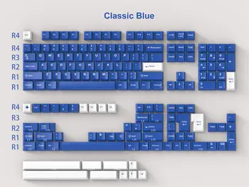 GMK Clasic Albastru 104+68 Cherry Profil ABS Doubleshot Taste Set pentru Cherry MX Tastatură Mecanică de Gaming