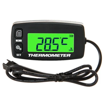 LCD Digital Motor Indicator de Temperatură Peste Temperatura de Alertă cu Senzor RL-TS002 pentru Motocicleta Dirtbike