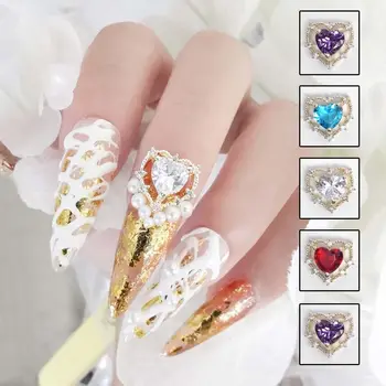 Manichiura Accesorii Strălucitoare Unghii DIY Decorare de Culoare Diamant Ornamente Dragoste Unghii Bijuterii Nail Art Strasuri