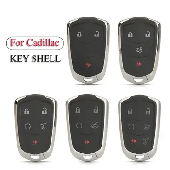Masina de Înlocuire Cheie de la Distanță Cheie Shell Caz Acoperire Accesorii 3/4/5/6 Butoane Pentru Cadillac SRX CTS ATS XTS Escalade ESV
