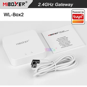 Miboxer WL-Box2 2.4 GHz Gateway Wifi controler 5V compatibil cu Mi-Light & MiBoxer 2.4 G RF de la Distanță,Benzi cu led-uri bec cu dimmer