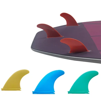 Nylon de Plastic, placă de Surf Fin de Dimensiuni Medii UPSURF VIITOR Surfing Fin Rosu/Galben/Albastru/Verde Single File G5 Tri Aripioare Surf Accesorii